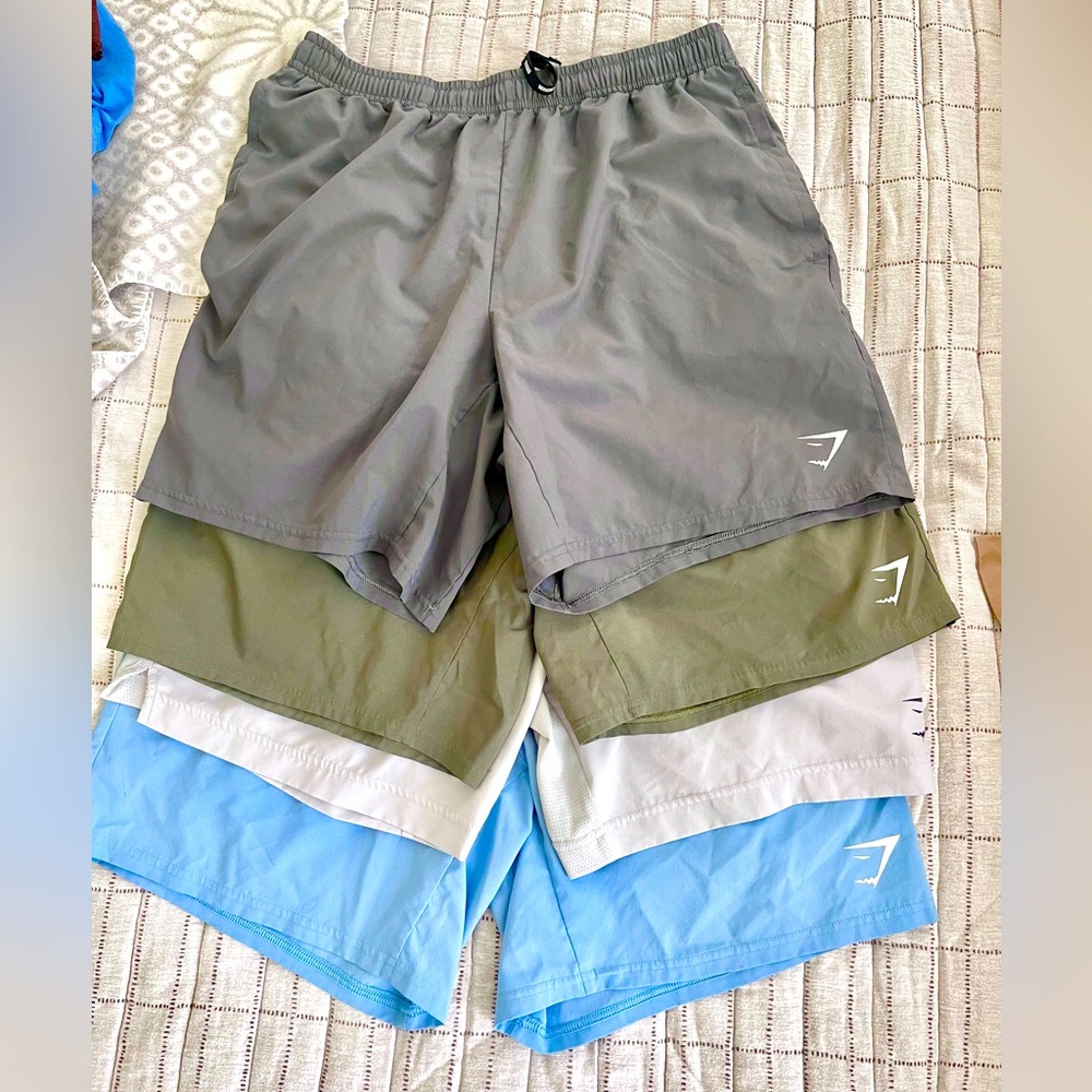 GYMSHARK Men’s Large Workout Shorts BUNDLE